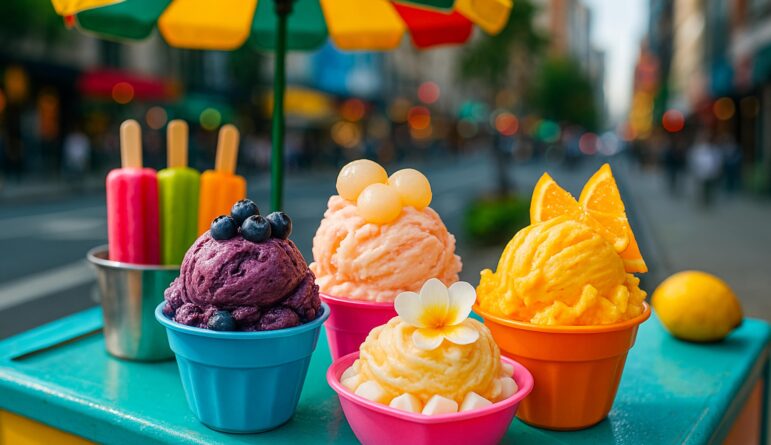 Desert Eats Cool Ice Cream Margaritas