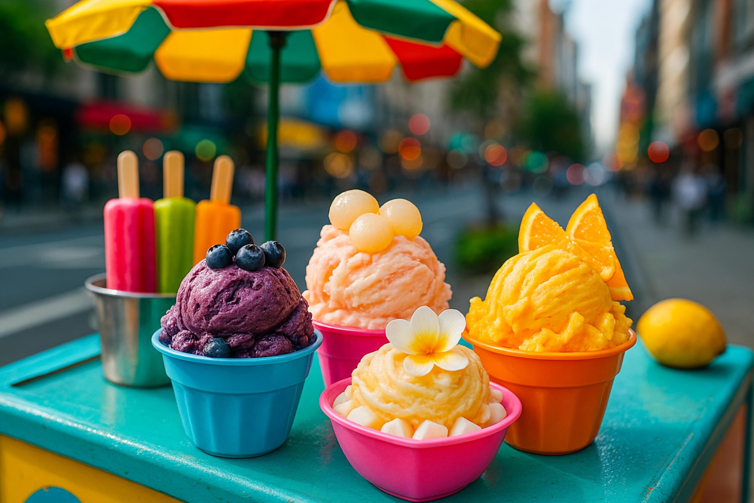 Desert Eats Cool Ice Cream Margaritas